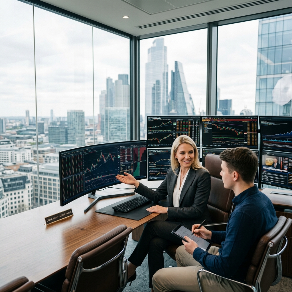 Wesley Allen Roland conducting a live 1-on-1 institutional Trading mentorship session